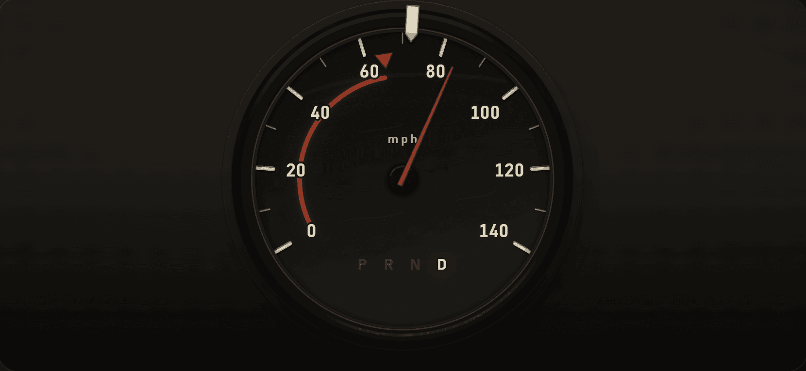 The Analog dash app running in DashPilot